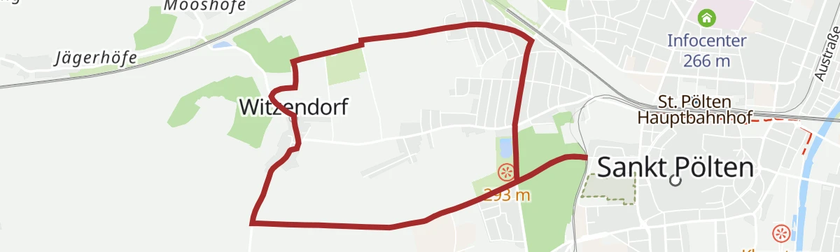 Route map: Laufrunde Stilles Tal
